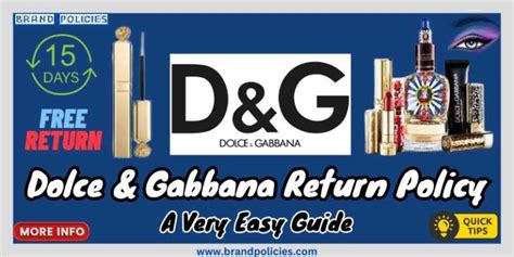 dolce gabbana return orders